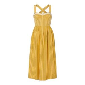 The Great Women’s The Laurel Dress Sleeveless Striped Midi Dress Sz 1(US 4-6)